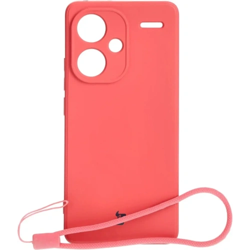 Etui Bizon Case Silicone Sq do Xiaomi Redmi Note 13 Pro+ 5G brudny róż