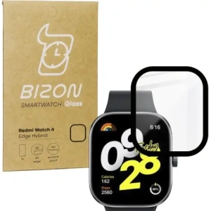 Wholesale Bizon Glass Watch Edge Hybrid Redmi Watch 4 black - BIZ4356 - {ean13} - Hurt