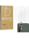 BIZON Clear 3x sticlă pentru ecran + sticlă pentru cameră Samsung Galaxy S24