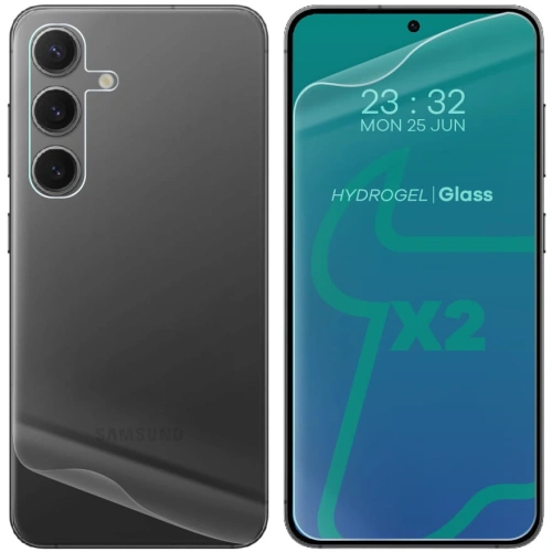 Folia hydrożelowa na tył i przód Bizon Glass Hydrogel Pack do Samsung Galaxy S24