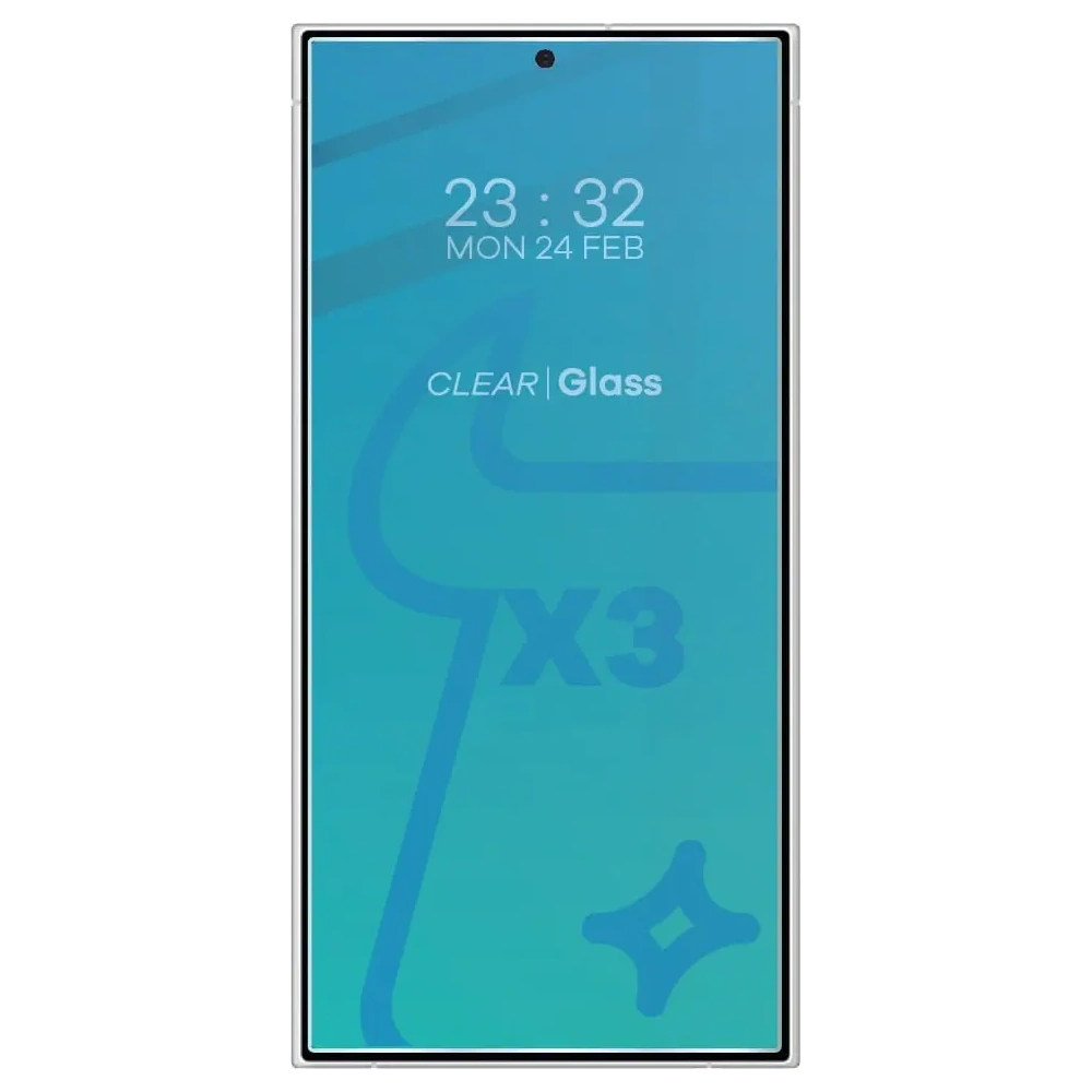 Hurtownia GSM - 3x Szkło na ekran + szkło na aparat BIZON Clear do Samsung Galaxy S24 Ultra - BIZ4363 - {ean13} - Hurt
