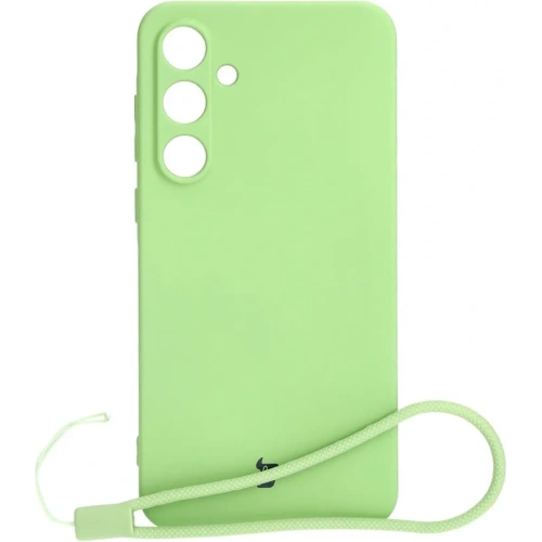 Etui Bizon Case Silicone do Samsung Galaxy A55 5G jasnozielone