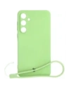 Caz de silicon Bizon Samsung Galaxy A55 5G verde deschis