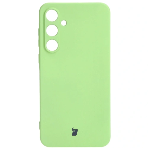 Etui Bizon Case Silicone do Samsung Galaxy A55 5G jasnozielone