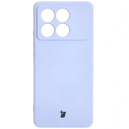 Etui Bizon Case Silicone Sq do Xiaomi Poco X6 Pro jasnofioletowe