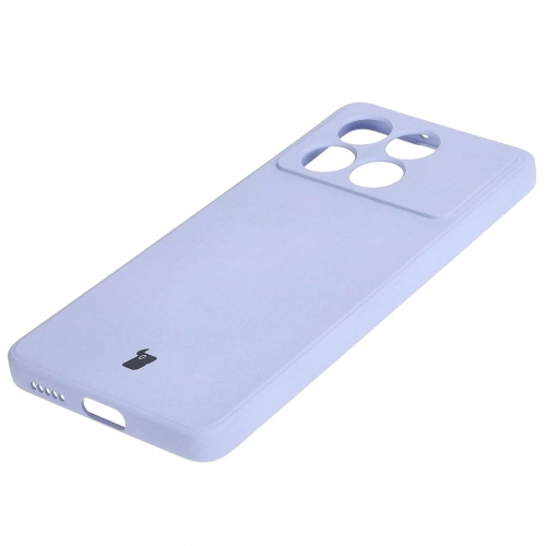 Etui Bizon Case Silicone Sq do Xiaomi Poco X6 Pro jasnofioletowe