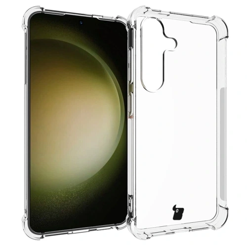 Etui + 2x szkło na ekran + obiektyw Bizon Case Clear Pack do Samsung Galaxy S24 przezroczyste