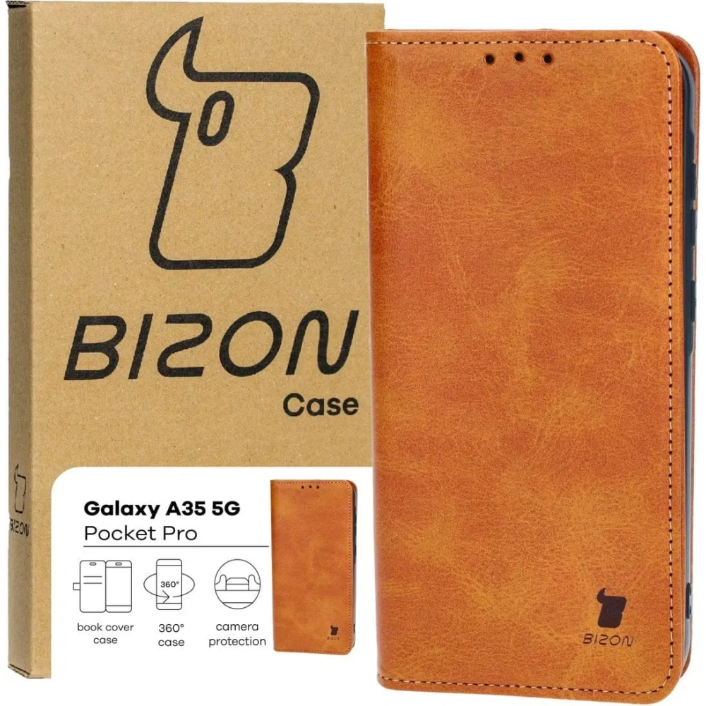 Hurtownia GSM - Bizon Case Pocket Pro Samsung Galaxy A35 5G braun - BIZ4372 - {ean13} - Hurt