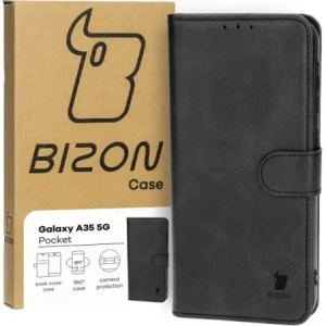 Hurtownia GSM - Etui s klopou Bizon Case Pocket na Samsung Galaxy A35 5G černé - BIZ4373 - {ean13} - Hurt