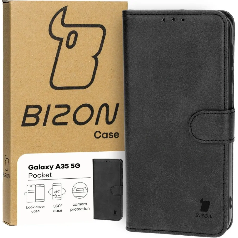Hurtownia GSM - Bizon Case Pocket Samsung Galaxy A35 5G schwarz - BIZ4373 - {ean13} - Hurt
