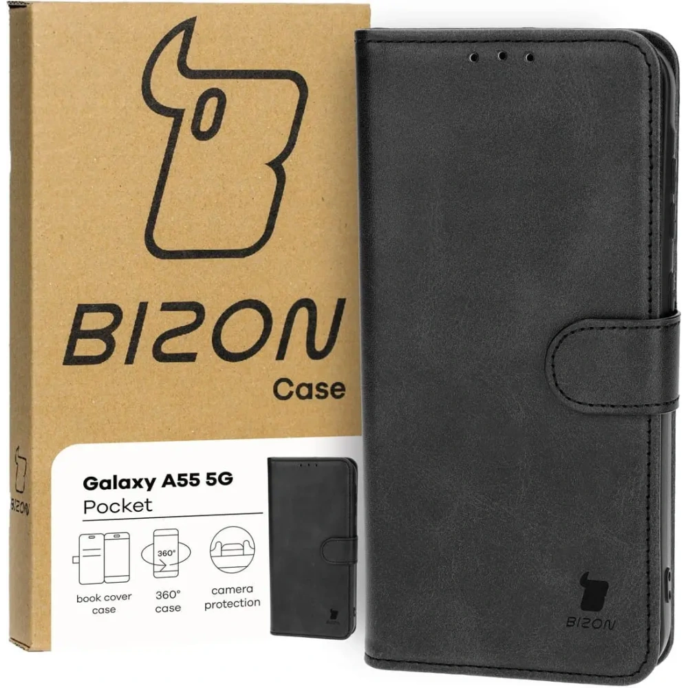 Hurtownia GSM - Bizon Case Pocket Samsung Galaxy A55 5G schwarz - BIZ4374 - {ean13} - Hurt