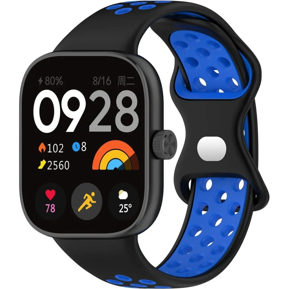 Hurtownia GSM - Bizon Strap Uhr Octo Redmi Uhr 4 / Xiaomi Smart Band 9 Pro / 8 Pro schwarz-blau - BIZ4377 - {ean13} - Hurt