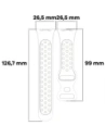 Hurtownia GSM - Bizon Strap Uhr Octo Redmi Uhr 4 / Xiaomi Smart Band 9 Pro / 8 Pro schwarz-blau - BIZ4377 - {ean13} - Hurt