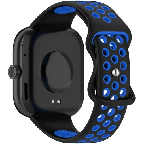 Pasek Bizon Strap Watch Octo do Redmi Watch 4 / Xiaomi Smart Band 9 Pro / 8 Pro czarno-niebieski