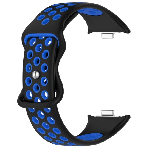 Pasek Bizon Strap Watch Octo do Redmi Watch 4 / Xiaomi Smart Band 9 Pro / 8 Pro czarno-niebieski