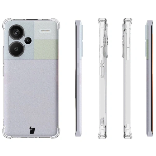 Elastyczne etui Bizon Case Salpa do Xiaomi Redmi Note 13 Pro+ 5G przezroczyste