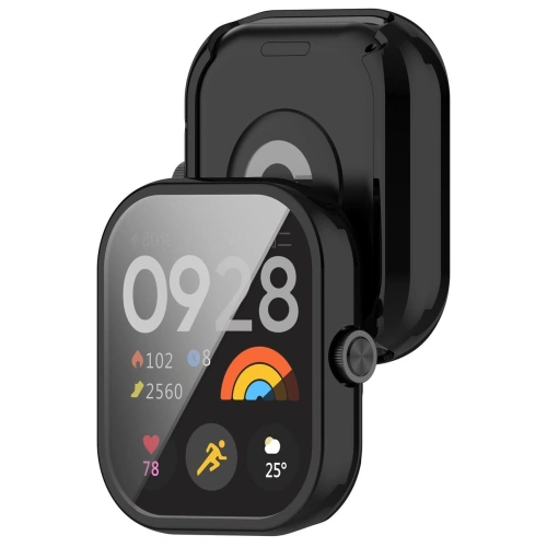 Etui z osłoną ekranu Bizon Case Watch Felipe do Xiaomi Redmi Watch 4 czarne