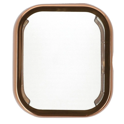 Etui z osłoną ekranu Bizon Case Watch Felipe do Xiaomi Redmi Watch 4 różowozłote