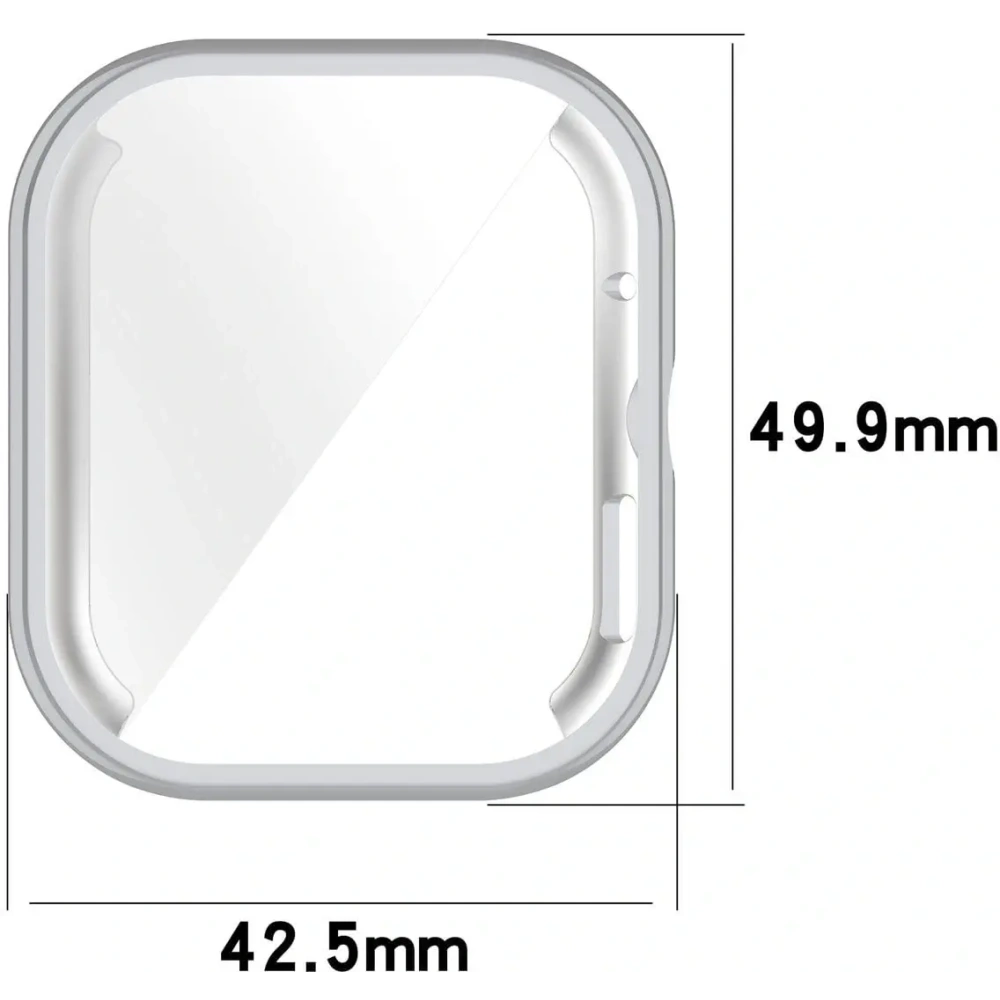 Hurtownia GSM - Etui Bizon Case Watch Felipe do Xiaomi Redmi Watch 4 srebrne - BIZ4384 - {ean13} - Hurt