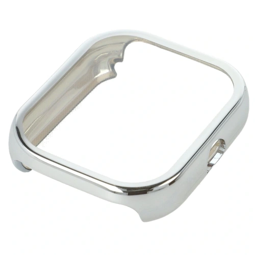 Etui z osłoną ekranu Bizon Case Watch Felipe do Xiaomi Redmi Watch 4 srebrne