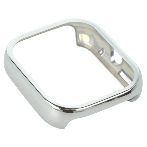 Etui z osłoną ekranu Bizon Case Watch Felipe do Xiaomi Redmi Watch 4 srebrne