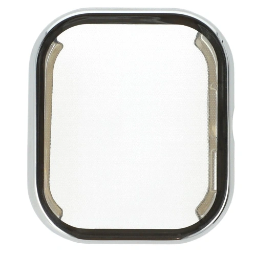 Etui z osłoną ekranu Bizon Case Watch Felipe do Xiaomi Redmi Watch 4 srebrne