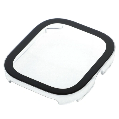 Etui Bizon Case+Glass Watch do Xiaomi Redmi Watch 4 przezroczyste