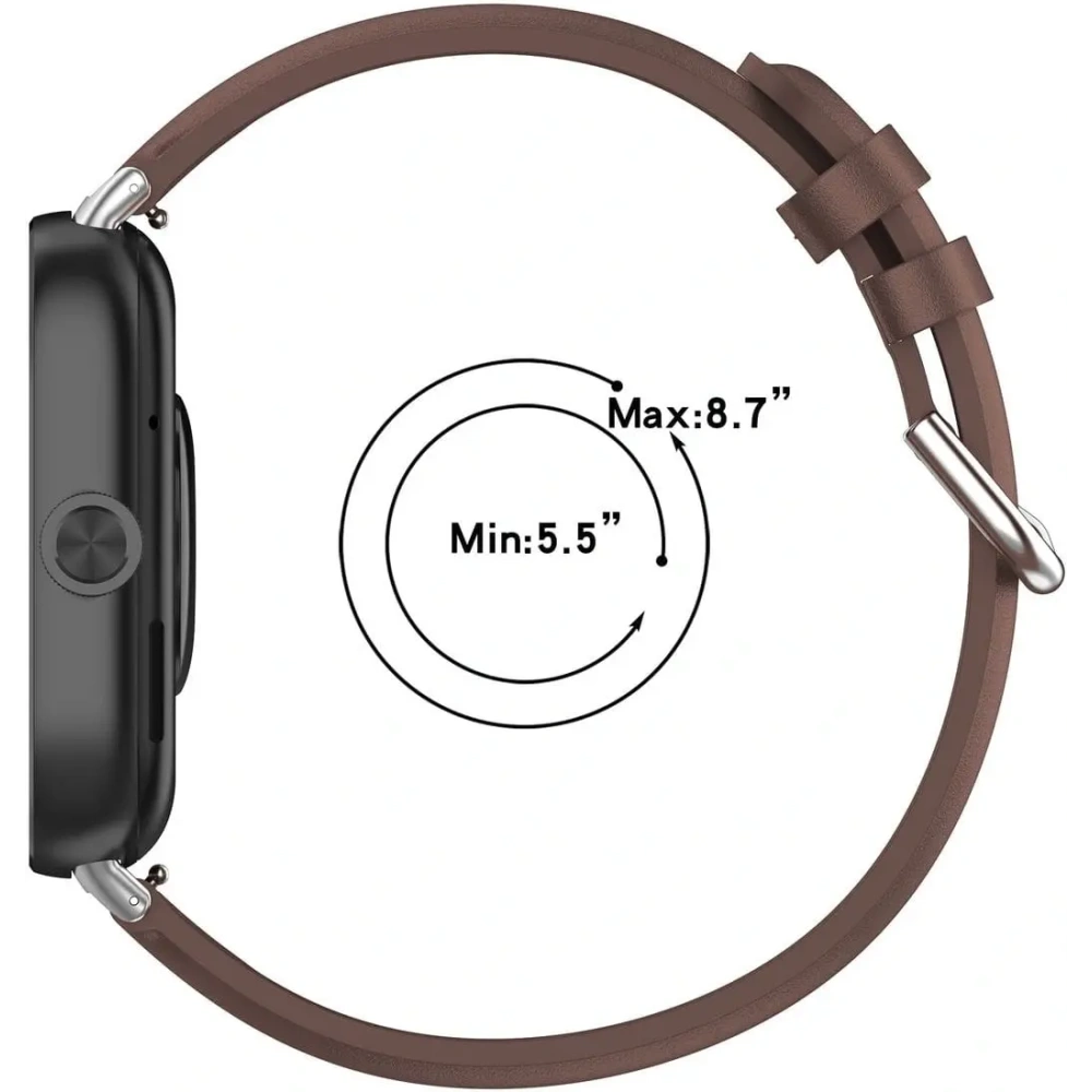 Hurtownia GSM - Pasek Bizon Strap Hodinky Casual do Redmi Watch 4 / Xiaomi Smart Band 9 Pro / 8 Pro hnědý - BIZ4388 - {ean13} - Hurt