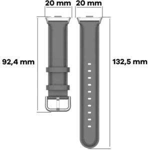 Wholesale Bizon Strap Watch Casual Redmi Watch 4 / Xiaomi Smart Band 9 Pro / 8 Pro grey - BIZ4389 - {ean13} - Hurt