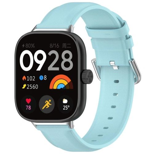 Pasek Bizon Strap Watch Casual do Redmi Watch 4 / Xiaomi Smart Band 9 Pro / 8 Pro błękitny