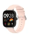 Pasek Bizon Strap Watch Casual do Redmi Watch 4 / Xiaomi Smart Band 9 Pro / 8 Pro světle růžový