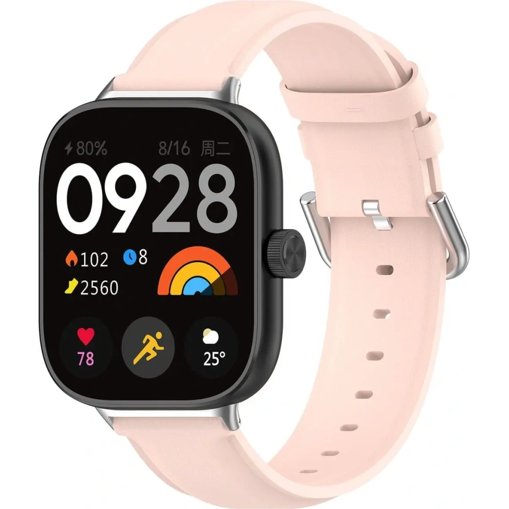 Hurtownia GSM - Pasek Bizon Strap Watch Casual do Redmi Watch 4 / Xiaomi Smart Band 9 Pro / 8 Pro světle růžový - BIZ4392 - {ean13} - Hurt