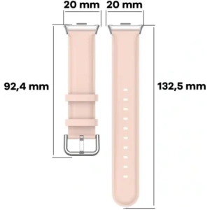 Wholesale Bizon Strap Watch Casual Redmi Watch 4 / Xiaomi Smart Band 9 Pro / 8 Pro light rose - BIZ4392 - {ean13} - Hurt