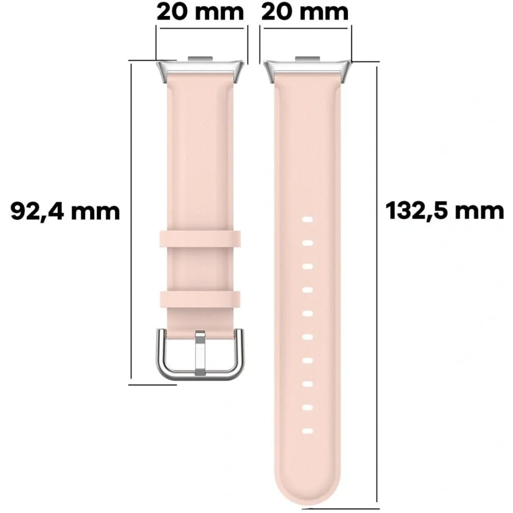 Hurtownia GSM - Pasek Bizon Strap Watch Casual do Redmi Watch 4 / Xiaomi Smart Band 9 Pro / 8 Pro světle růžový - BIZ4392 - {ean13} - Hurt