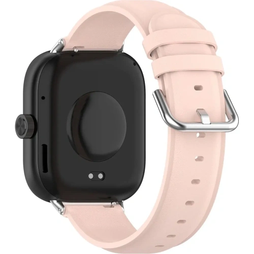 Pasek Bizon Strap Watch Casual do Redmi Watch 4 / Xiaomi Smart Band 9 Pro / 8 Pro jasnoróżowy