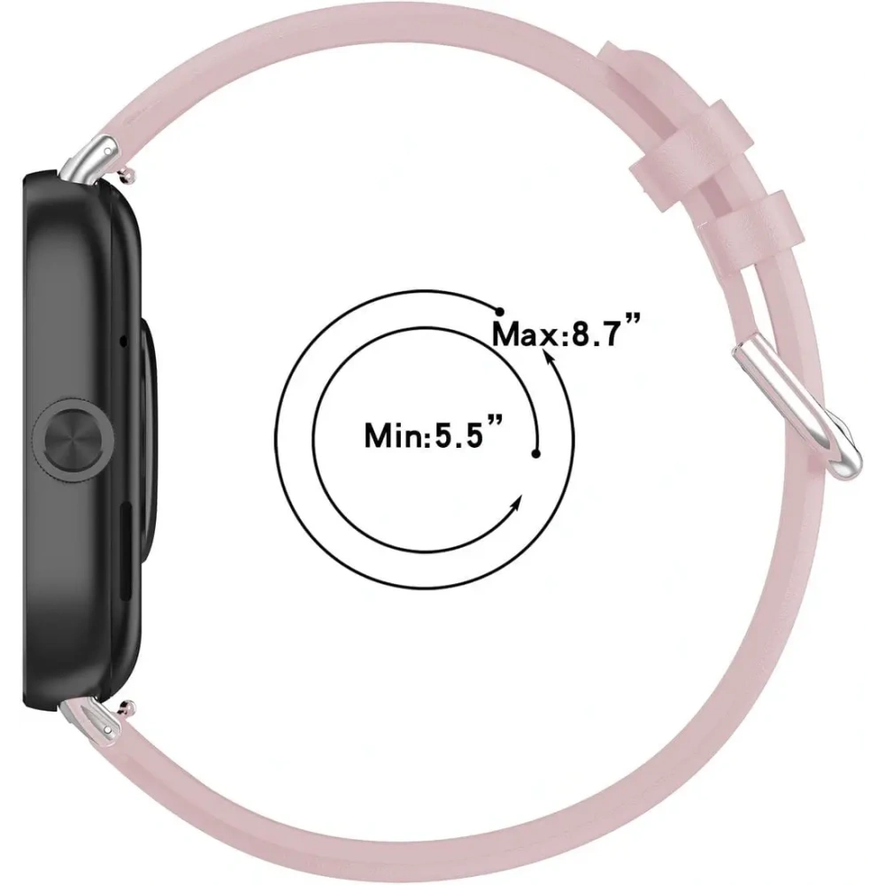 Wholesale Bizon Strap Watch Casual Redmi Watch 4 / Xiaomi Smart Band 9 Pro / 8 Pro light rose - BIZ4392 - {ean13} - Hurt
