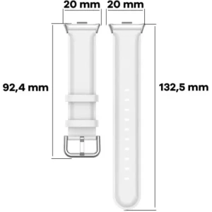 Wholesale Bizon Strap Watch Casual Redmi Watch 4 / Xiaomi Smart Band 9 Pro / 8 Pro white - BIZ4393 - {ean13} - Hurt