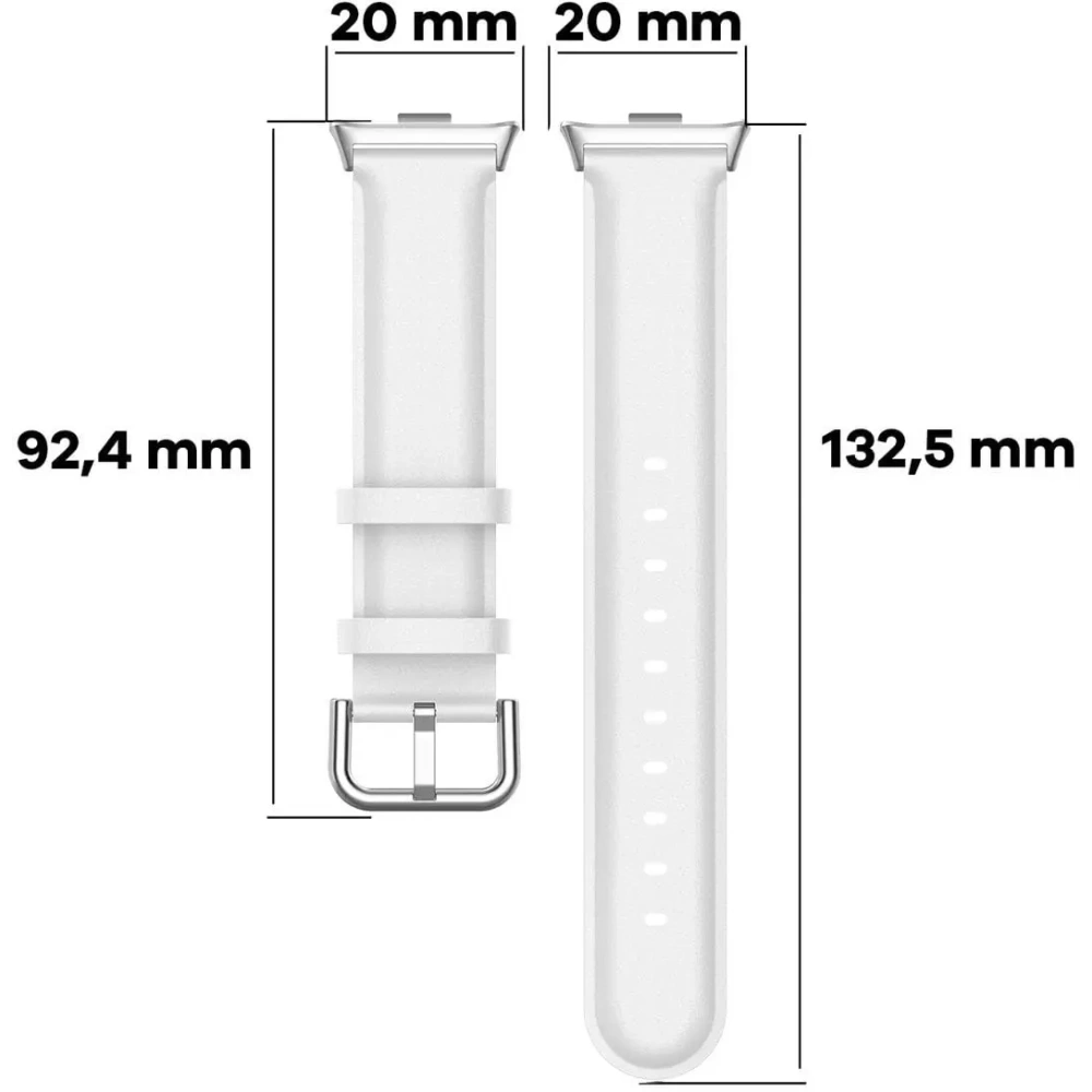 Hurtownia GSM - Pasek Bizon Strap Watch Casual do Redmi Watch 4 / Xiaomi Smart Band 9 Pro / 8 Pro bílý - BIZ4393 - {ean13} - Hurt