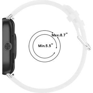 Hurtownia GSM - Bizon Szíjas Óra Hétköznapi Redmi Óra 4 / Xiaomi Okos Karszalag 9 Pro / 8 Pro fehér - BIZ4393 - {ean13} - Hurt