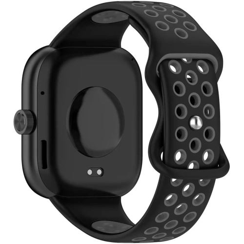 Pasek Bizon Strap Watch Octo do Redmi Watch 4 / Xiaomi Smart Band 9 Pro / 8 Pro czarno-szary