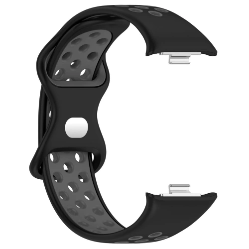 Pasek Bizon Strap Watch Octo do Redmi Watch 4 / Xiaomi Smart Band 9 Pro / 8 Pro czarno-szary