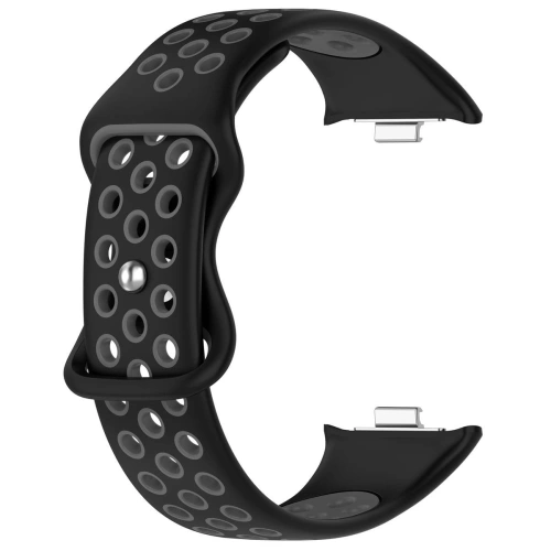 Pasek Bizon Strap Watch Octo do Redmi Watch 4 / Xiaomi Smart Band 9 Pro / 8 Pro czarno-szary
