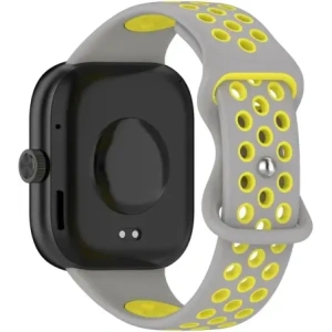 Hurtownia GSM - Bizon Strap Watch Octo Redmi Watch 4 / Xiaomi Smart Band 9 Pro / 8 Pro gri deschis-galben - BIZ4397 - {ean13} - Hurt