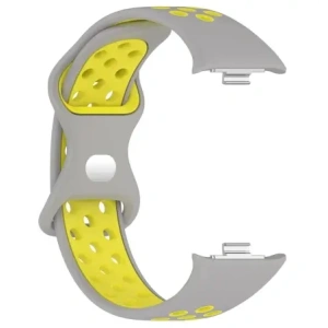 Hurtownia GSM - Bizon Strap Watch Octo Redmi Watch 4 / Xiaomi Smart Band 9 Pro / 8 Pro gri deschis-galben - BIZ4397 - {ean13} - Hurt