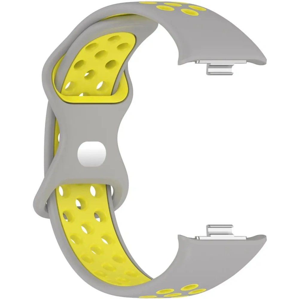 Hurtownia GSM - Pasek Bizon Strap Watch Octo do Redmi Watch 4 / Xiaomi Smart Band 9 Pro / 8 Pro jasnoszaro-žlutý - BIZ4397 - {ean13} - Hurt