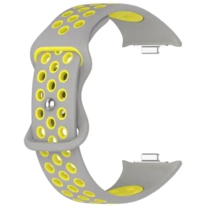 Hurtownia GSM - Bizon Strap Watch Octo Redmi Watch 4 / Xiaomi Smart Band 9 Pro / 8 Pro gri deschis-galben - BIZ4397 - {ean13} - Hurt