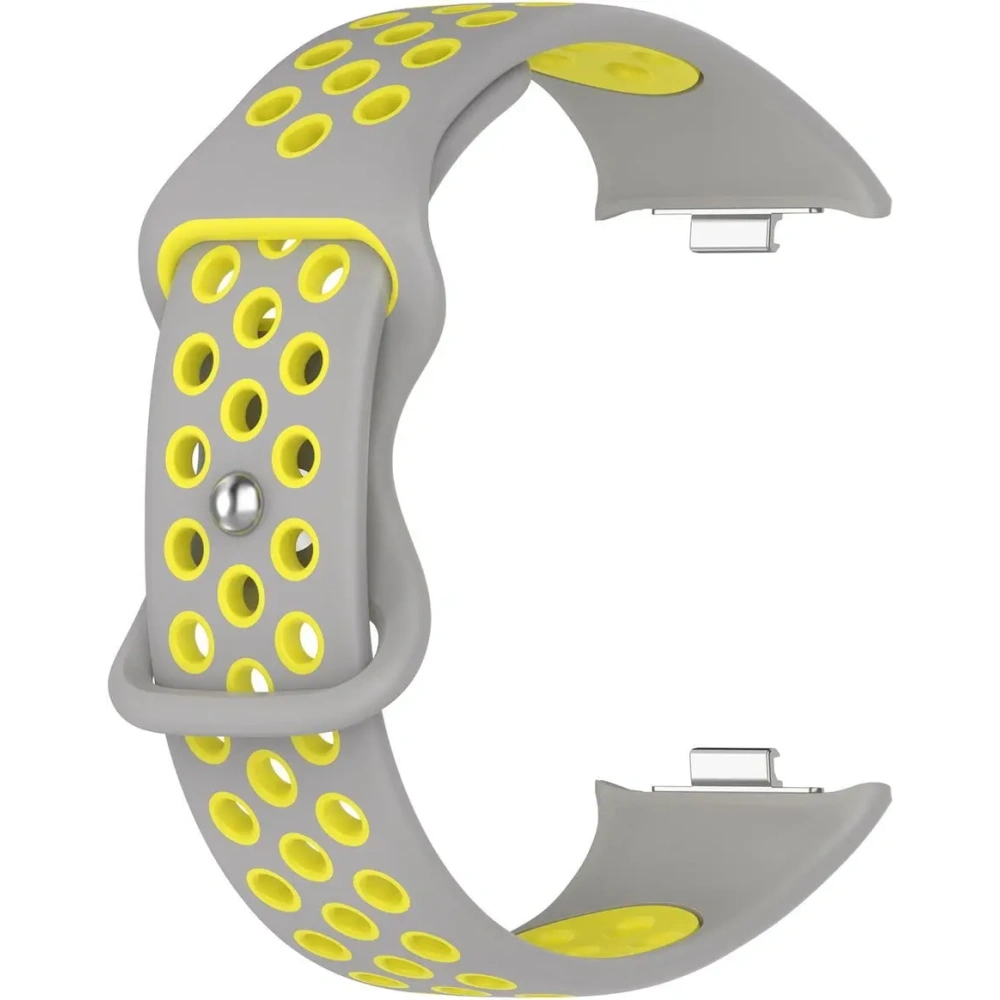 Hurtownia GSM - Pasek Bizon Strap Watch Octo do Redmi Watch 4 / Xiaomi Smart Band 9 Pro / 8 Pro jasnoszaro-žlutý - BIZ4397 - {ean13} - Hurt