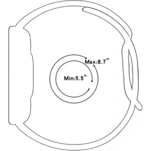 Hurtownia GSM - Bizon Strap Watch Octo Redmi Watch 4 / Xiaomi Smart Band 9 Pro / 8 Pro világosszürke-sárga - BIZ4397 - {ean13} - Hurt