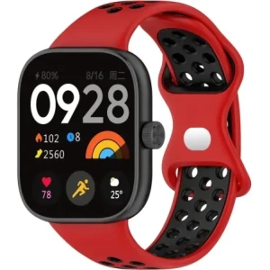 Wholesale Bizon Strap Watch Octo Redmi Watch 4 / Xiaomi Smart Band 9 Pro / 8 Pro red-black - BIZ4398 - {ean13} - Hurt