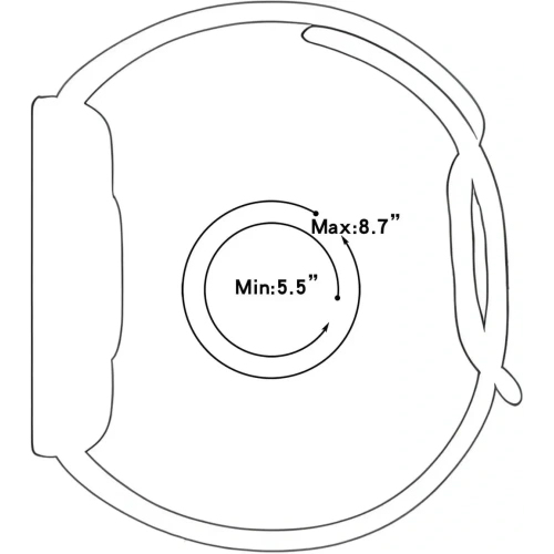 Pasek Bizon Strap Watch Octo do Redmi Watch 4 / Xiaomi Smart Band 9 Pro / 8 Pro czerwono-czarny